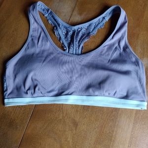 Purple bralette